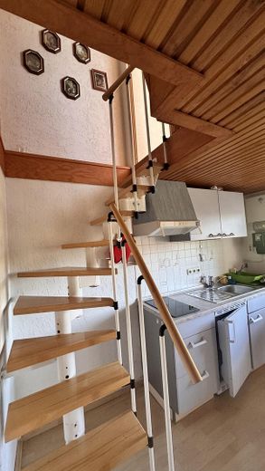 Ferienhaus Aufgang Schlafzi.