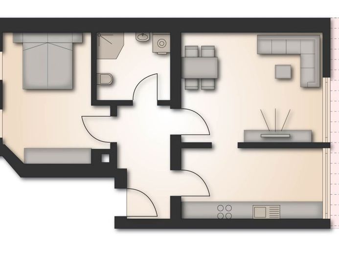 ** Gemütliche 2-Zimmer-Wohnung mit Duschbad in Anger-Crottendorf ** – Foto 1