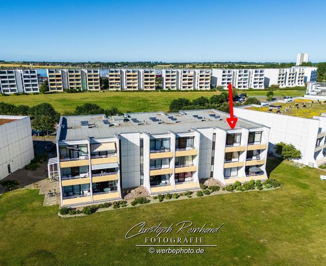 Vista mozzafiato sul Mar Baltico: appartamento vacanze di 2 locali Südstrand Fehmarn – Wohnung im obersten Geschoss