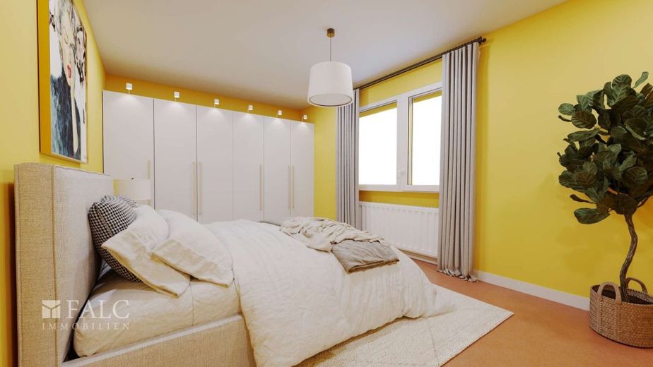 Bezugsfrei! 5 Zimmer, Terrasse und Garten - FALC Immobilien Heilbronn – Schlafen Sie gut
