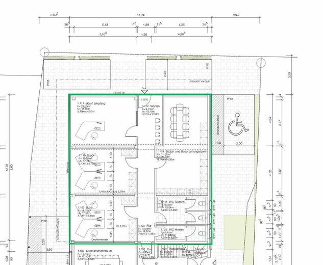 Superficie comercial, oficina 126 m2, 3xoficina+WC+cocina/sala de reuniones, a partir del 01.10.26 – Foto 13