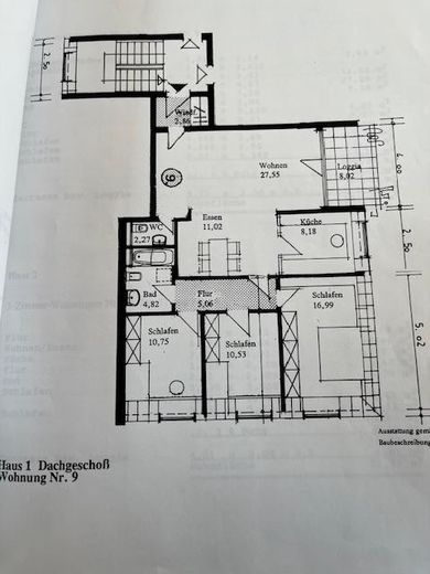 spacious 4-room apartment for rent – Grundriss