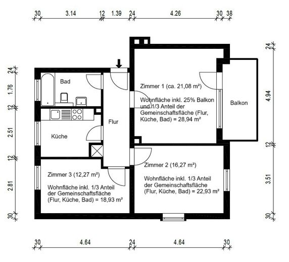 Grundrissplan