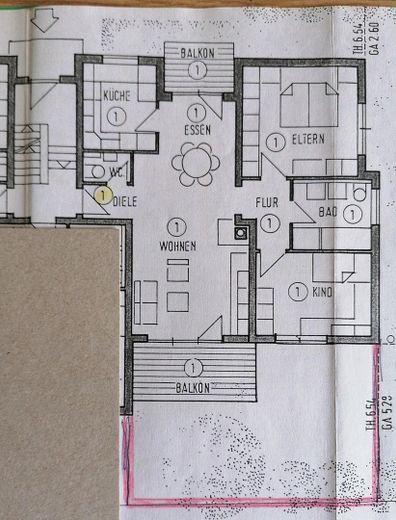 Bad Rappenau Stadt 3,5 Zi.-Wohnung von privat zu verkaufen – Foto 6