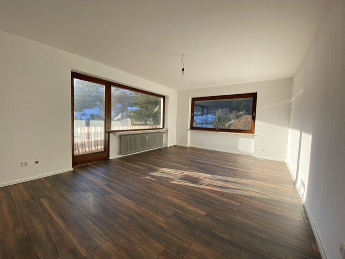 Ruhige Renovierte 2 Zimmer Wohnung – Wohnzimmer