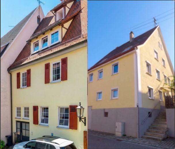 2 renovated income-generating properties as a package (commission-free) – Häuser von außen