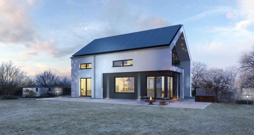Casa di design di prima categoria – Ansicht Garten Winter