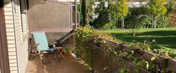 Balkon zur Gartenseite