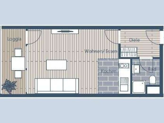 Kompakte 1-Raum-Wohnung im Leipziger Westen – Foto 1