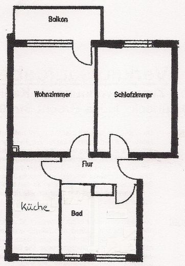 Grundriss Wohnung