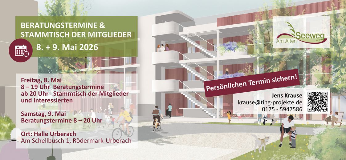 Lebendiges Wohnen am Alten Seeweg - 3-Zimmer - private Wohngenossenschaft (Mit „WBS“) AAS – Foto 1