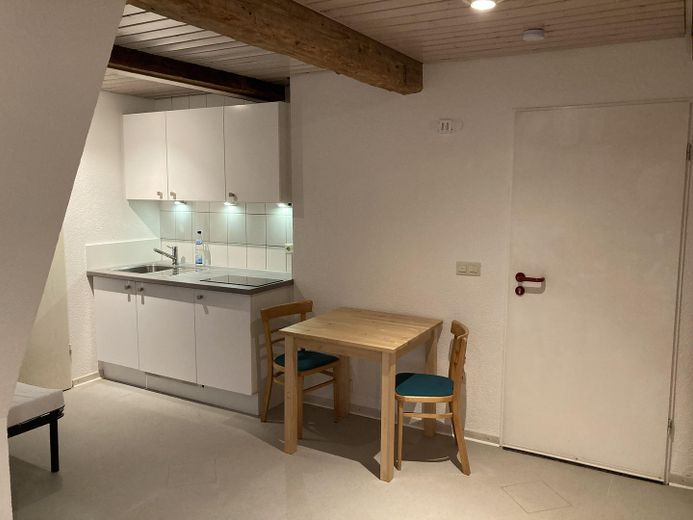 Küche und Essbereich