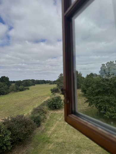 Ampia porzione di bifamiliare di 192 mq con giardino vicino ad Amburgo – pompa di calore – Ausblick Schlafzimmer