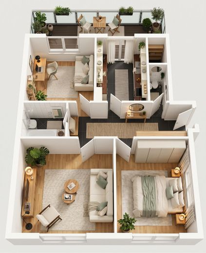 Provisionsfrei: Stilvolle 3-Zimmer-Wohnung mit Balkon in der Mainzer Neustadt – Foto 11