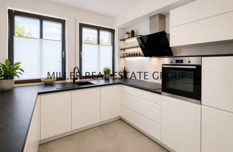 Exklusive Gartenwohnung in Ingolstadt mit Hauscharakter, großer Terrasse, Garage, zwei Stellplätzen &amp; zusätzlichem Apartment-Bereich im Untergeschoss! – Küchenbereich