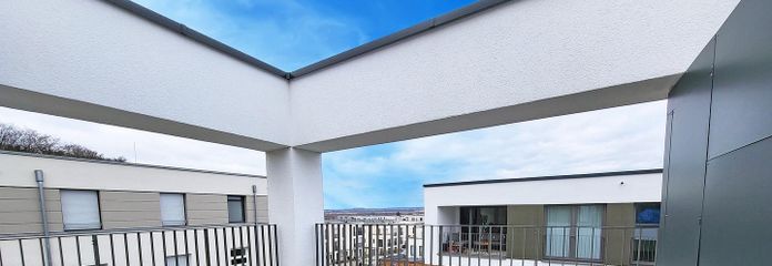 Penthouse z tarasem dachowym i widokiem w dal – nowy budynek 2023 – Dachterrasse mit Blick in den 