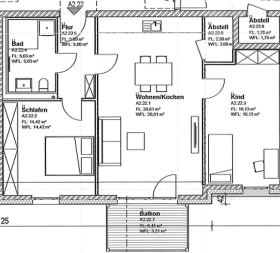 Erstbezug: Moderne Staffelgeschosswohnung mit Balkon sowie energieeffizientem Wohnkomfort – Foto 1