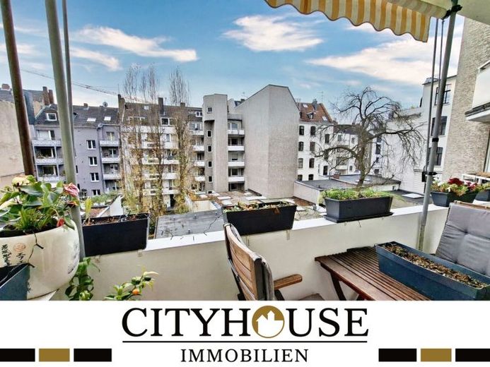 CITYHOUSE: Rheinnähe schöne 2 Zimmer Wohnung im Agnesviertel, vermietet, mit Balkon, Aufzug, Keller – Foto 1