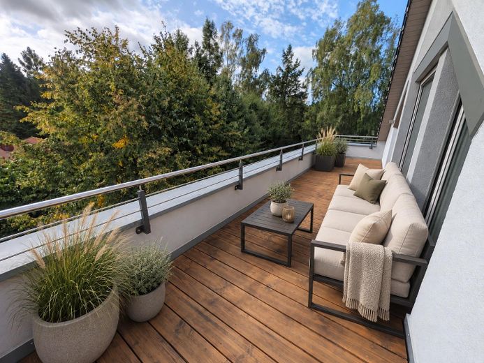Helle & moderne Eigentumswohnungen in Wandlitz zu verkaufen – 21qm Dachterrasse im DG