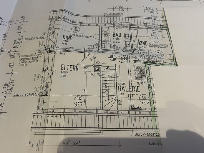 Grundriss 1. Etage