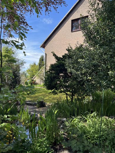 Himmelmoor yakınlarında, sakin bir konumda büyük güneybatı bahçeli cazip sıra evin son evi – Blick in den Garten