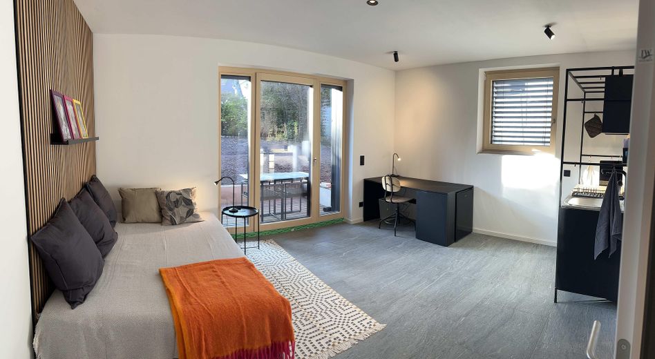 1-Zimmer-APP komplett ausgestattet, 1-room APP comfortably furnished, Munich Westpark, Metro U6 – App-2