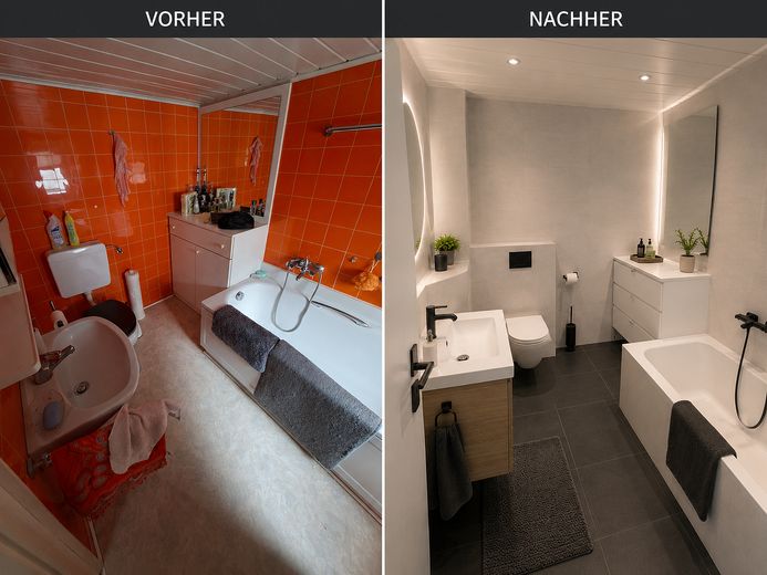 Encantadora casa de entramado de madera con patio interior, dos garajes y mucho potencial – Bad aktuell-KI Idee