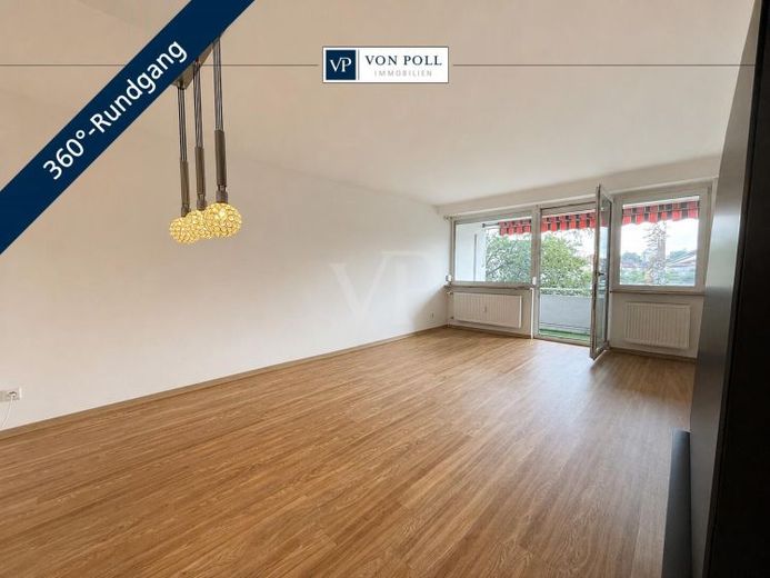 Einziehen & Wohlfühlen: Frisch renovierte 3-Zimmer-Wohnung mit Balkon & Einbauküche – Foto 1