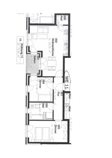 3 Zi Whg Hamburg-Hohenfelde, 72,6 m2 mit TG Stellplatz – Фотографія 17