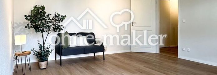 Frisch renovierte 1‑Zimmer-Wohnung mit Einbauküche und ruhiger Innenhofterrasse