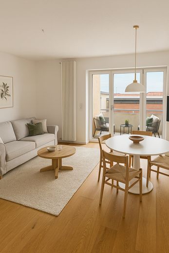 Exclusief design-appartement met balkon & spectaculair uitzicht op de universiteit – Foto 4