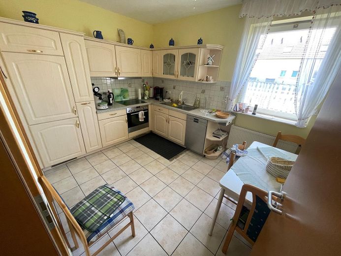 Küche, Blick vom Flur