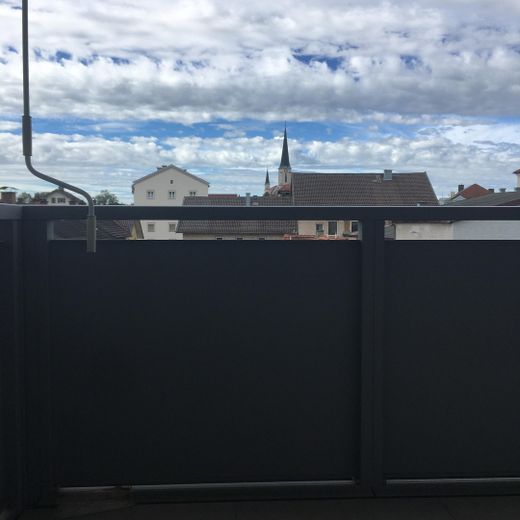 Balkon Blick Kirche Freilassin