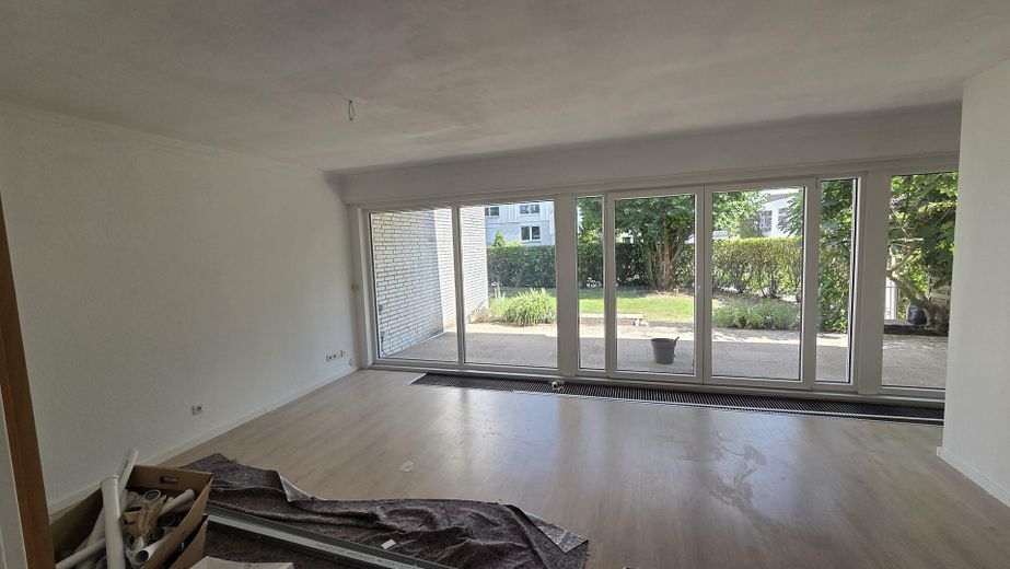 Helle Wohnung mit Garten in Gremmendorf-Ost – Wohnzimer