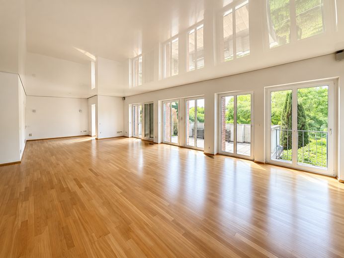 Hochwertige altersgerechte Wohnung mit Tiefgaragenstellplatz in Bocholt – Wohn-/Essbereich