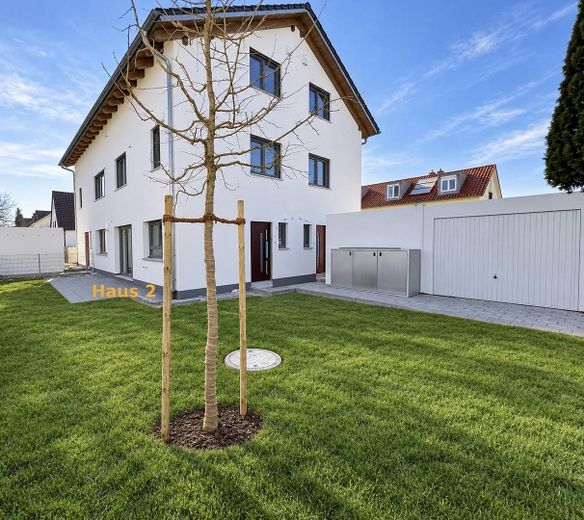 Enerji verimliliği yüksek ev, yapım yılı 2023 (A+, yalnızca 17 kWh), Schwabing-Freimann'da 6 odalı, büyük bahçeli – Außenansicht