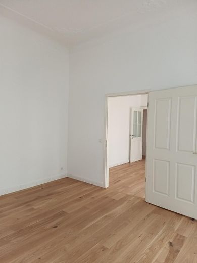 Sfeervol 2-kamerappartement in een oud gebouw met privétuin & terras in Berlijn-Pankow – Schlafzimmer