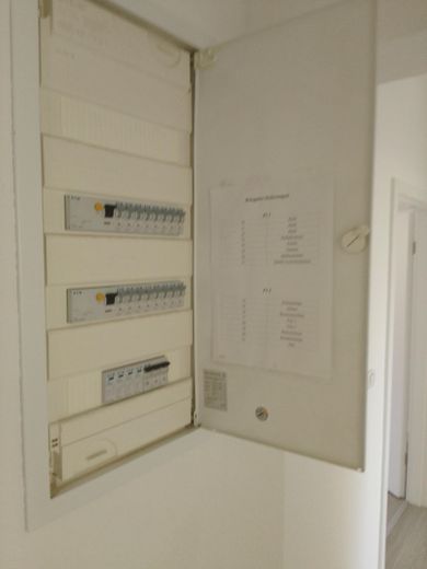 Schöne 3,5 Zimmer Wohnung im Herzen von Wanne – Sicherungskasten innen