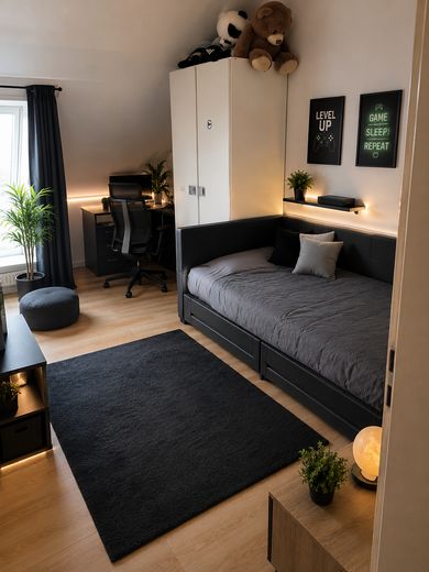 Schöne 3-Zimmer Dachgeschoss Wohnung in Bielefeld AdL (19)  mit Wohnberechtigungsschein – Kinderzimmer