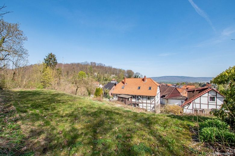 Einzigartiges Baugrundstück mit traumhaftem Weitblick in Hanglage Lauensteins - Bautraum in Idylle! – Weitblick rechte Grundstückseite