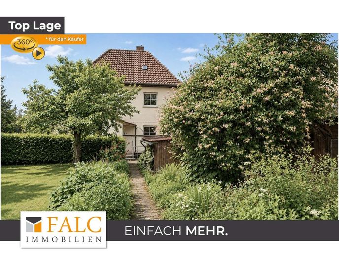 Familienhaus mit Gartenidylle sucht neue Ideen und frischen Glanz – Garten mit Blick auf Haus