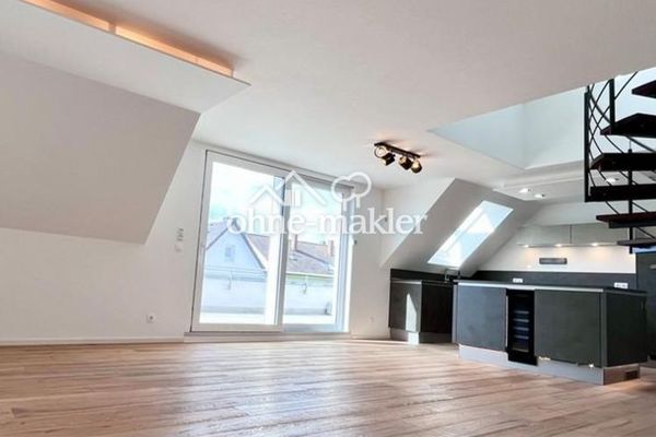 Toekomstbestendig wonen: moderne KfW-55-maisonette (A+) met groot dakterras & 2 parkeerplaatsen