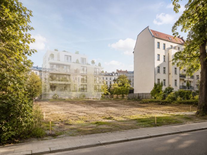 Building plot for multi-story residential construction in Alt-Glienicke, GRZ 0.2 (440 m²), gross floor area up to 1,444 m² – Photo 1