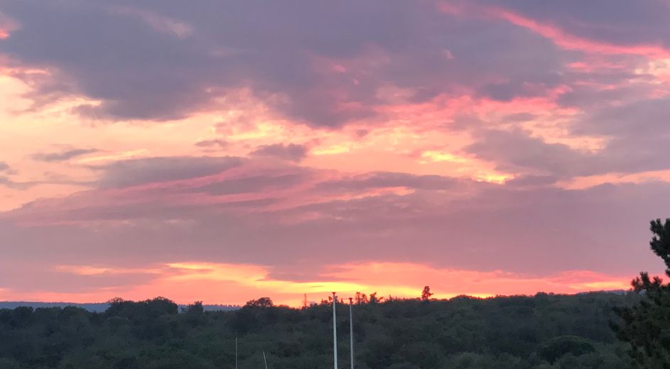 Abendstimmung Dachterrasse