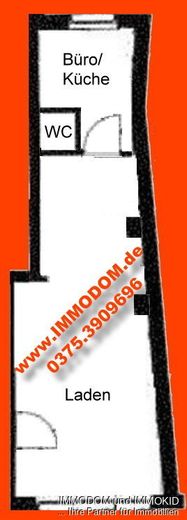 Ladengeschäft in 1A-Lage in unmittelbarer Nähe des Dom St. Marien und des neuen Schocken-Ensembles – Grundriss