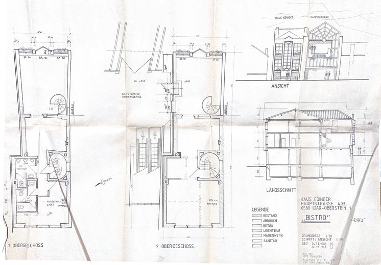 Grundriss, Anbau, Wohnungen