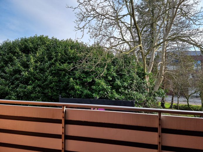 Blick vom Balkon