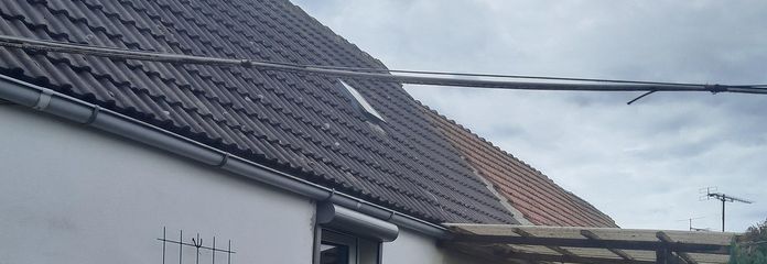 Rückseite mit Terrasse