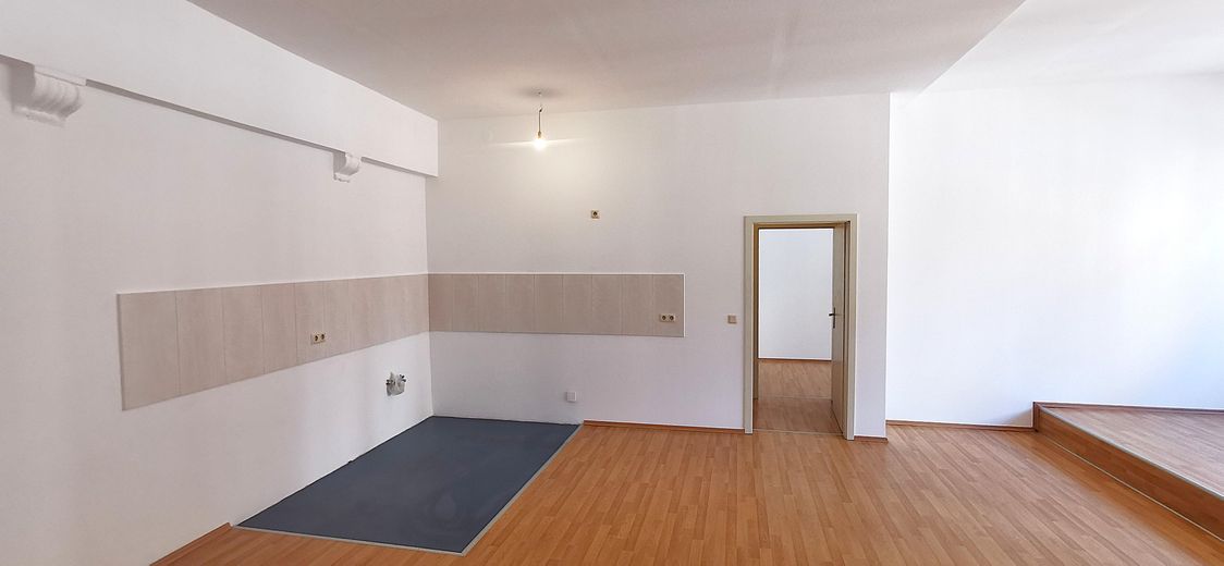 Küche in Wohn-/Esszimmer