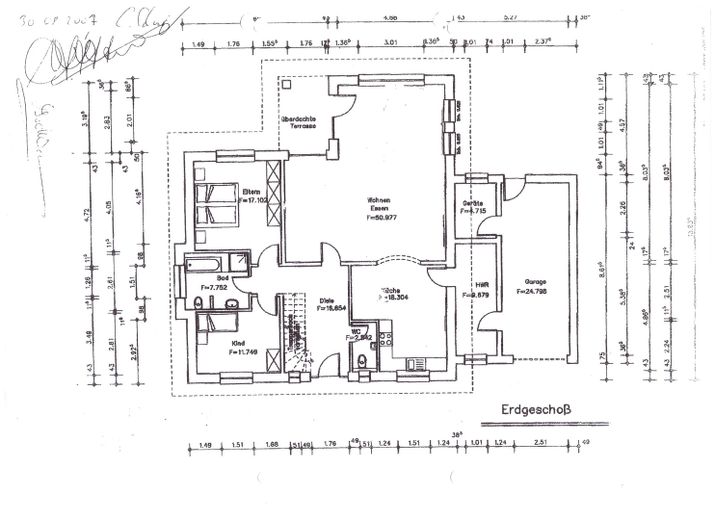 Grundriss Erdgeschoß